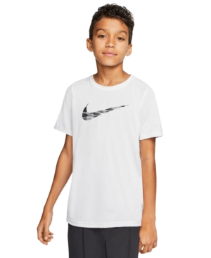 image of Nike Big Boys Dri-fit Swoosh Training T-Shirt