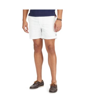 Polo Ralph Lauren Men's Classic Fit Stretch Prepster 6 Shorts - White