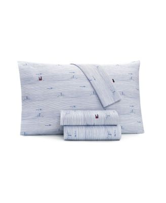 Tommy Hilfiger - Sketchbook Sailing Twin Sheet Set