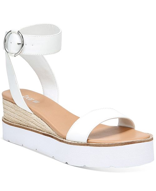 Bar Iii Dessi Two Piece Flatform Wedge Sandals Created For Macy S