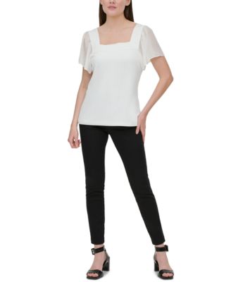 calvin klein jeans high rise super skinny ankle