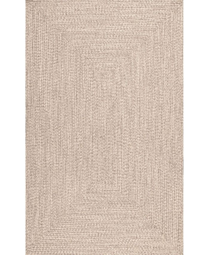 nuLoom Festival Braided Lefebvre Tan 6' x 9' Area Rug Macy's