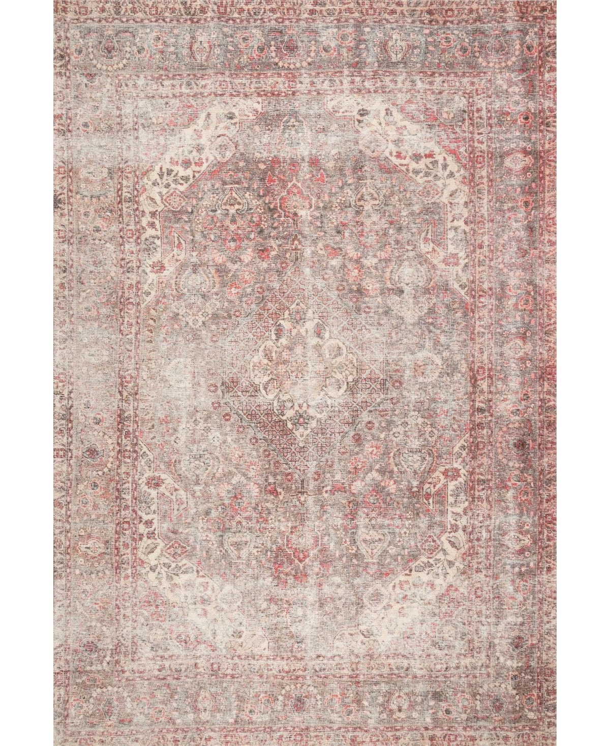 nuLoom Muse Vintage-Inspired Malou Multi 6'7in x 9'6in Area Rug - Multi