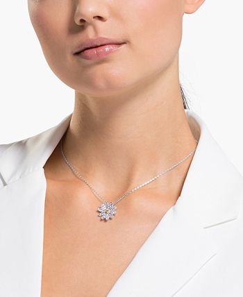 Swarovski eternal flower necklace clearance