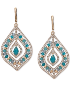 image of lonna & lilly Gold-Tone Beaded Orbital Earrings