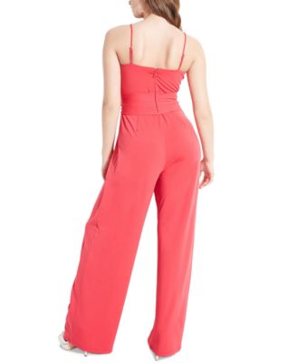 guess red jumpsuit