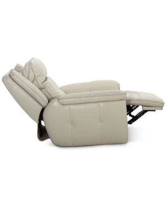 Lenardo 42" Leather Power Recliner, Created for Macy's