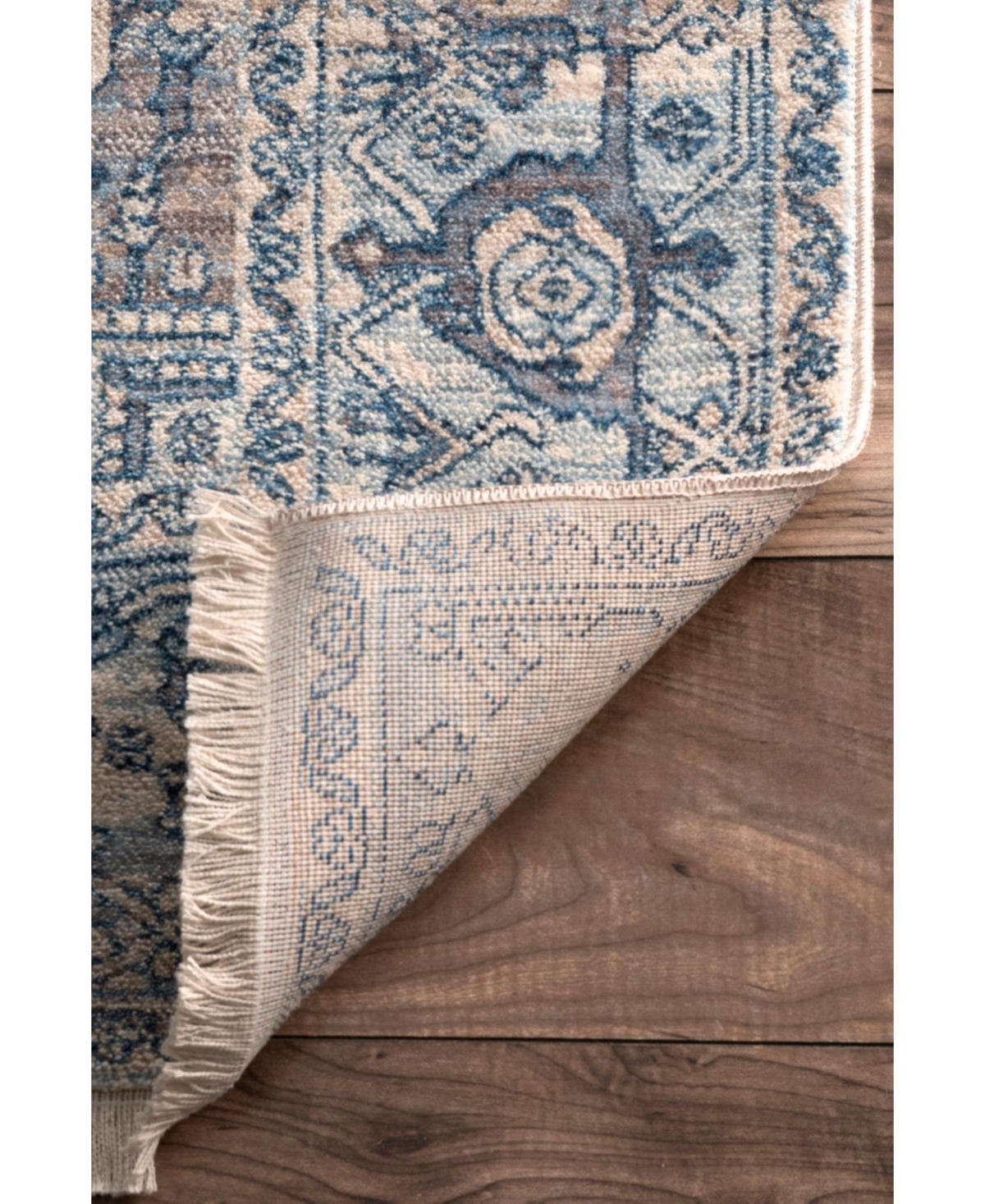 nuLoom Mystic Ehtel Medallion Fringe Area Rug