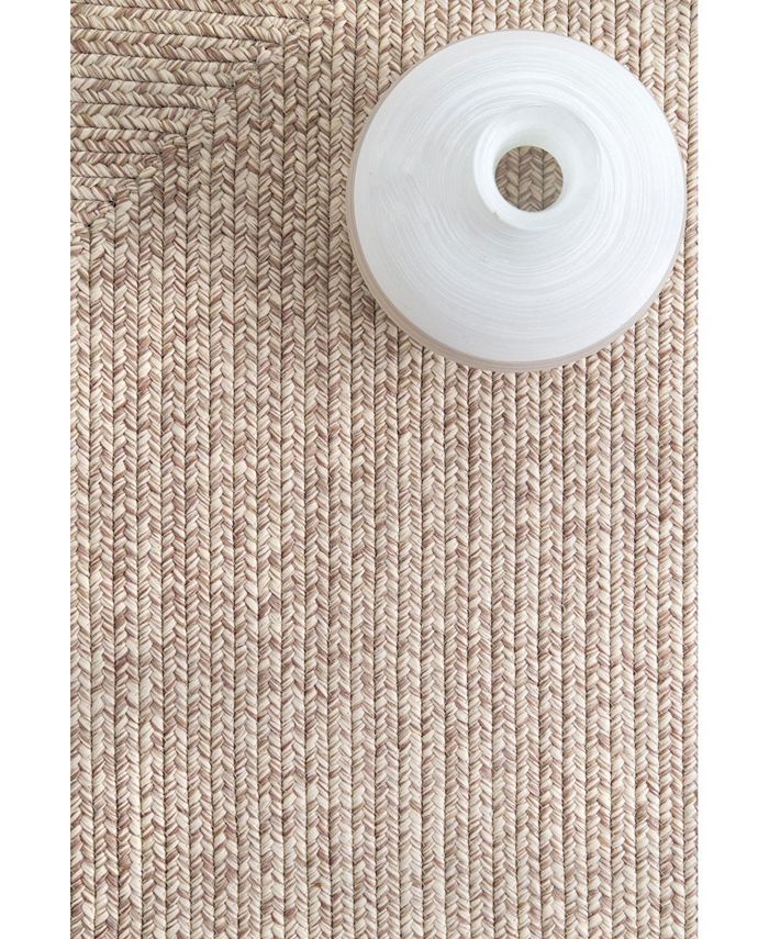 nuLoom Festival Braided Lefebvre Tan 6' x 9' Area Rug Macy's
