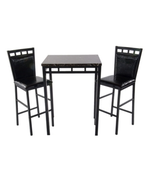 Home Source Amber Bistro Set 3 Piece