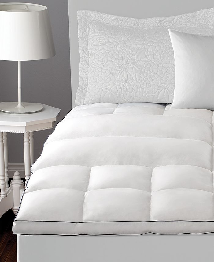 Pacific Coast Feather Pacific Coast Deluxe Lumbar Feather Bed Mattress Topper, Full Macy's