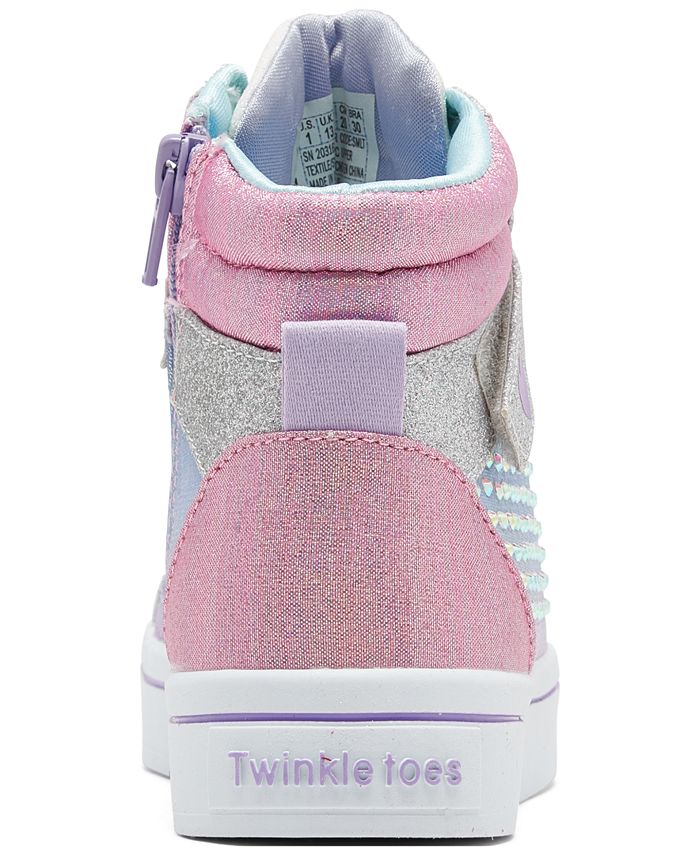 Skechers Little Girls Twinkle Toes Twi Lites Sparkle Burst