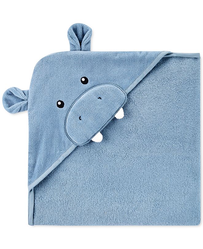 Carter's Baby Boys Hooded Cotton Hippo Towel & Reviews - All Baby Gear ...