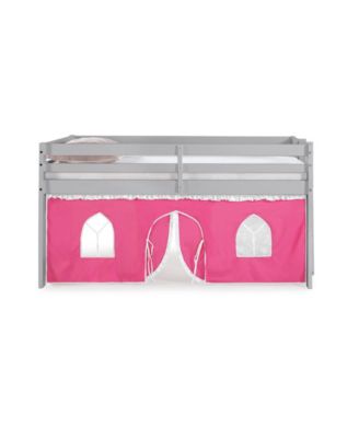 Jasper Twin Junior Loft Bed, Frame and Bottom Playhouse Tent