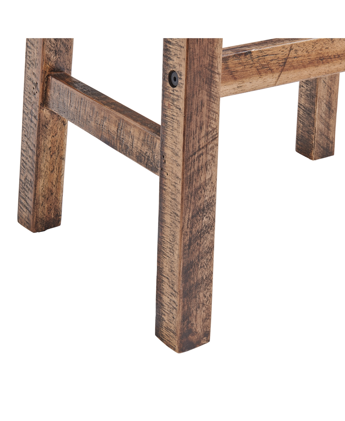 Alaterre Furniture Durango Industrial Wood Counter-Height Stool