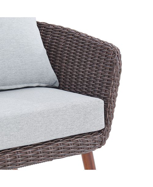 Alaterre Furniture Athens All-Weather Wicker Outdoor ...