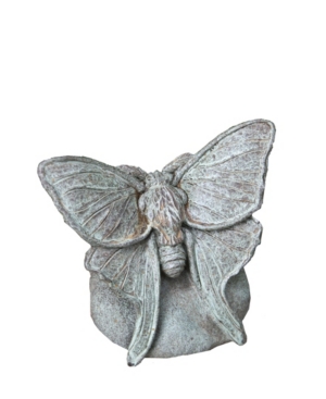 Shop Campania International Lunar Moth Garden Statue In Rust