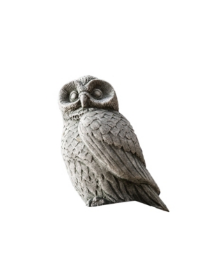Shop Campania International Night Owl Garden Statue In Brown