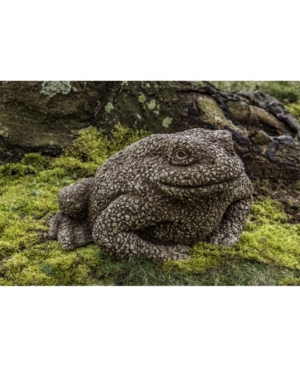 Shop Campania International Forest Toad Garden Statue In Gray