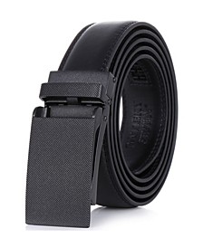 Men's Adjustable Leather Ratchet Belt