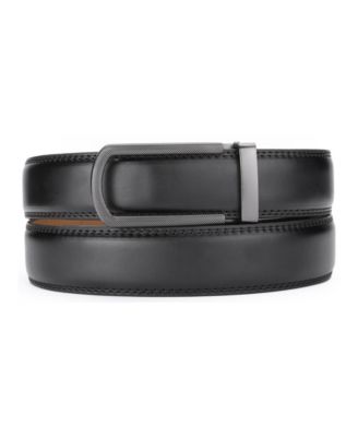 Men's Ribbed Metal Ratchet Belt