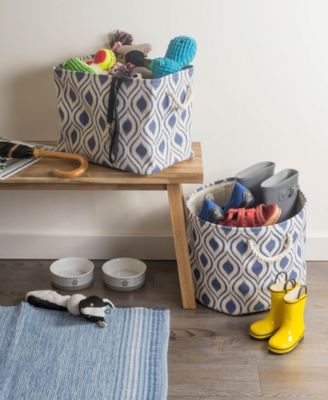 Polyester Bin Ikat French Rectangle Large