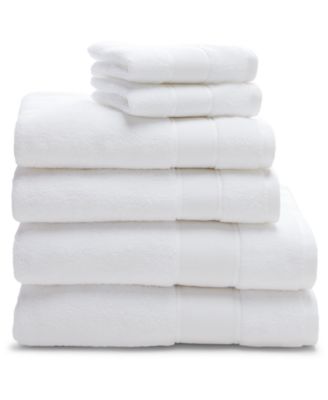 Lauren Ralph Lauren Sanders Solid Cotton 6-Pc. Towel Set - Macys