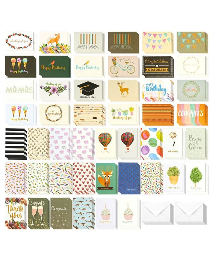 Best Paper Greetings 144 Assorted All Occasion Greeting Cards Box Set