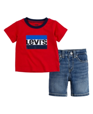 Levi's Baby Boys Denim Short Set