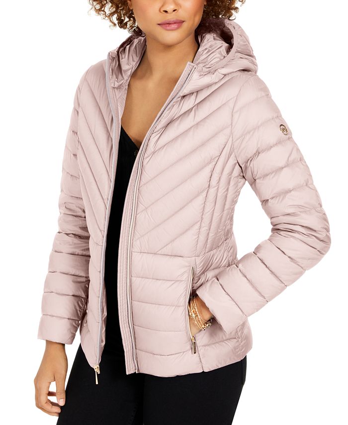 Michael Kors Hooded Packable Down Puffer Coat & Reviews - Coats & Jackets -  Women - Macy's