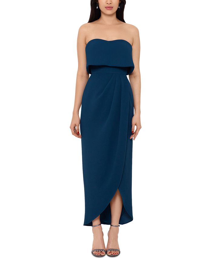 Xscape sales strapless dress
