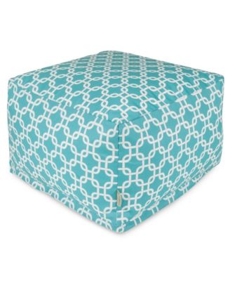 Links Ottoman Square Pouf with Removable Cover 27" x 17"