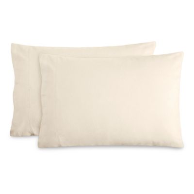 Cotton Flannel Pillowcase Set 2 Pack Standard Size