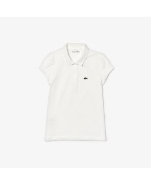 image of Lacoste Toddler and Little Girls Short Sleeve Polo Shirt
