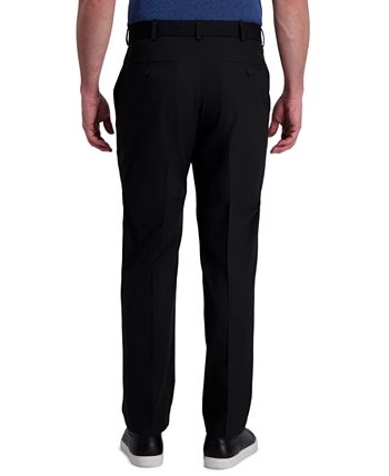 Haggar - Men's Cool Right Classic-Fit 4-Way Stretch Performance Dress Pants