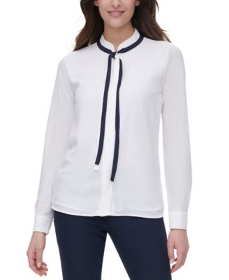 macy's tommy hilfiger women's blouses