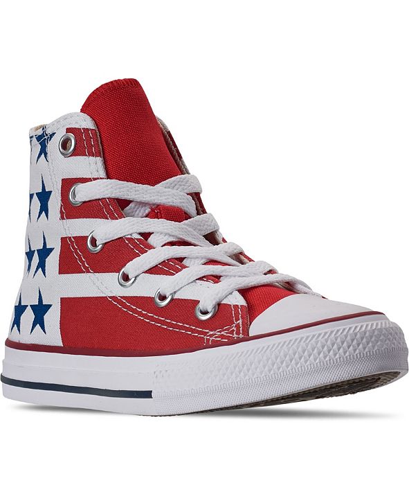 Converse Little Boys Chuck Taylor Stars and Stripes High