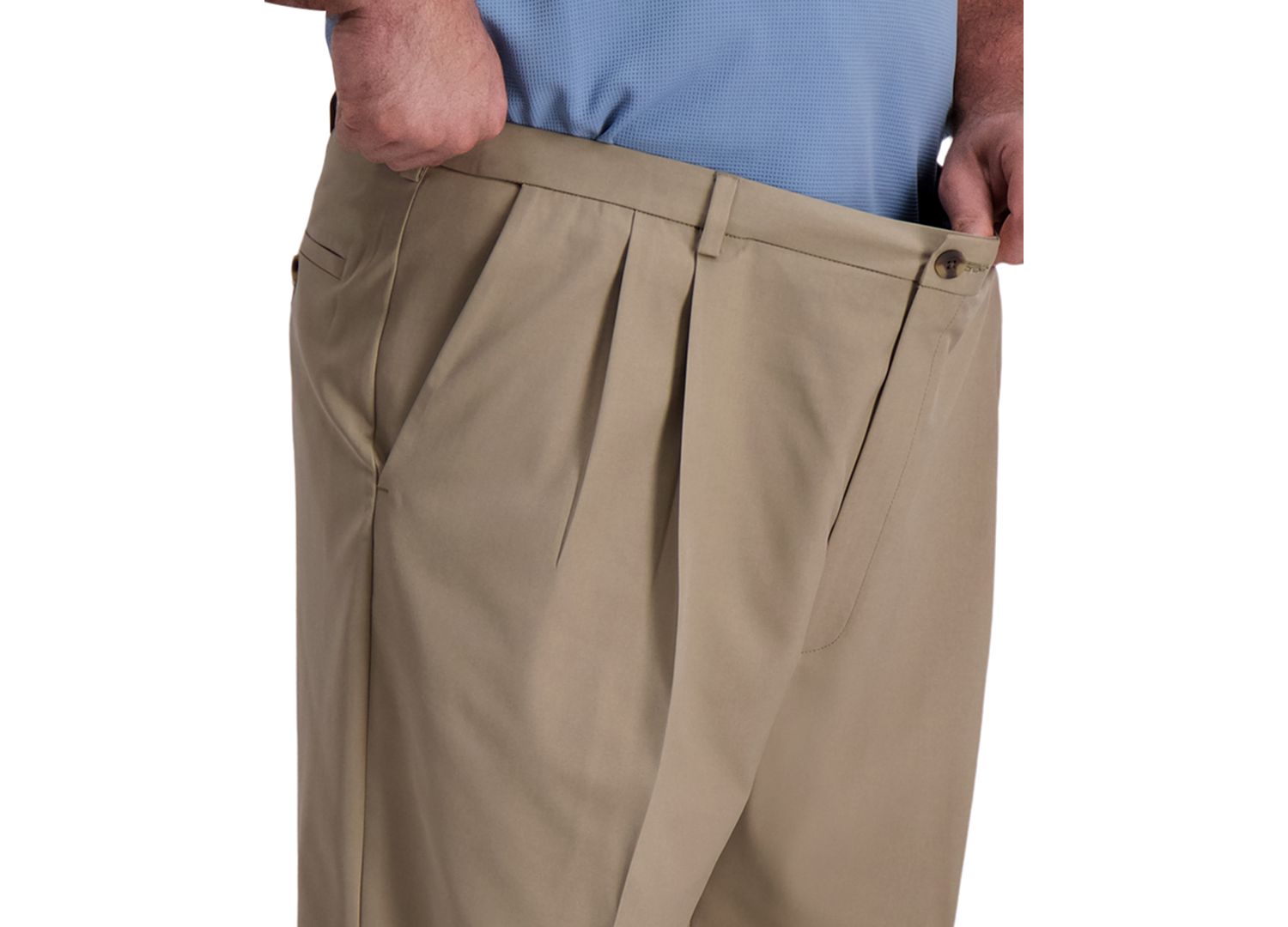 Big & Tall Cool Right Performance Flex Classic Fit Pleated Pant