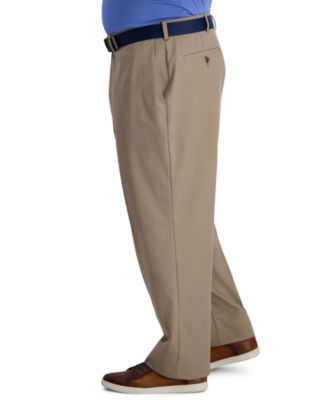 Big & Tall Cool Right Performance Flex Classic Fit Flat Front Pant 