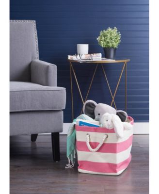 Paper Bin Stripe Rectangle Large