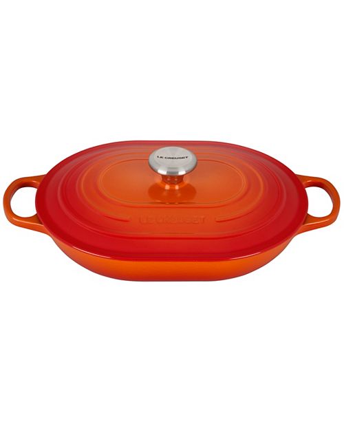Le Creuset Enameled Cast Iron 3.75Qt. Oval Casserole with Lid