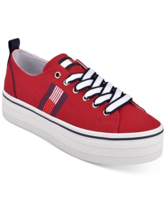 tommy hilfiger platform tennis shoes