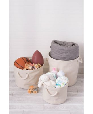 Polyester Bin Variegated Round Large