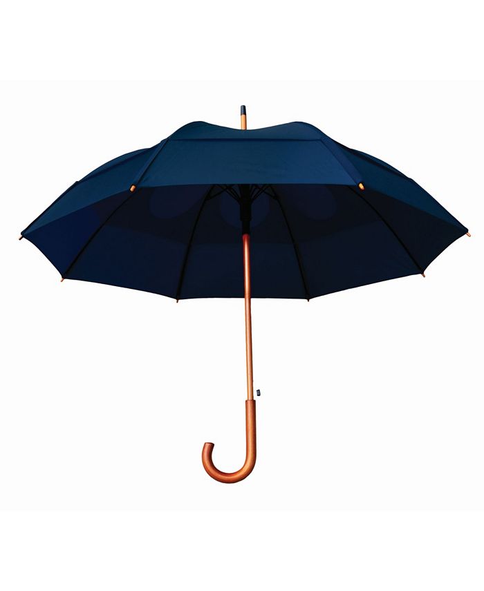 macys.com | Wind Resistant Auto Open J-Shaped Handle Umbrella