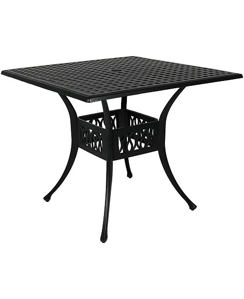 Sunnydaze Decor Outdoor Square Patio Dining Table Reviews