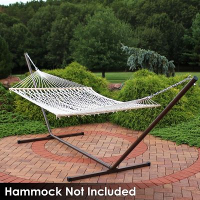 Large 2-Person Hammock Stand with Heavy-Duty Steel Beam Construction