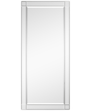 Empire Art Direct Moderno Squared Corner Beveled Rectangle Wall Mirror, 54" X 24" X 1.18" In Clear