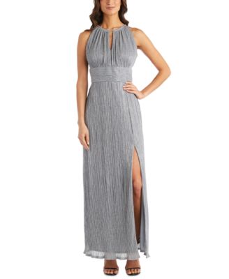 macy's silver dress