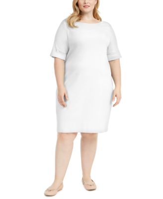 macy's white sundress