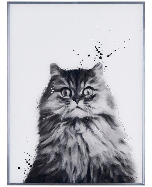 Empire Art Direct Nebelung Pet Paintings On Reverse Printed Glass Encased With A Gunmetal Anodized Frame Wall Art 24 X 18 X 1 Reviews All Wall Decor Home Decor Macy S